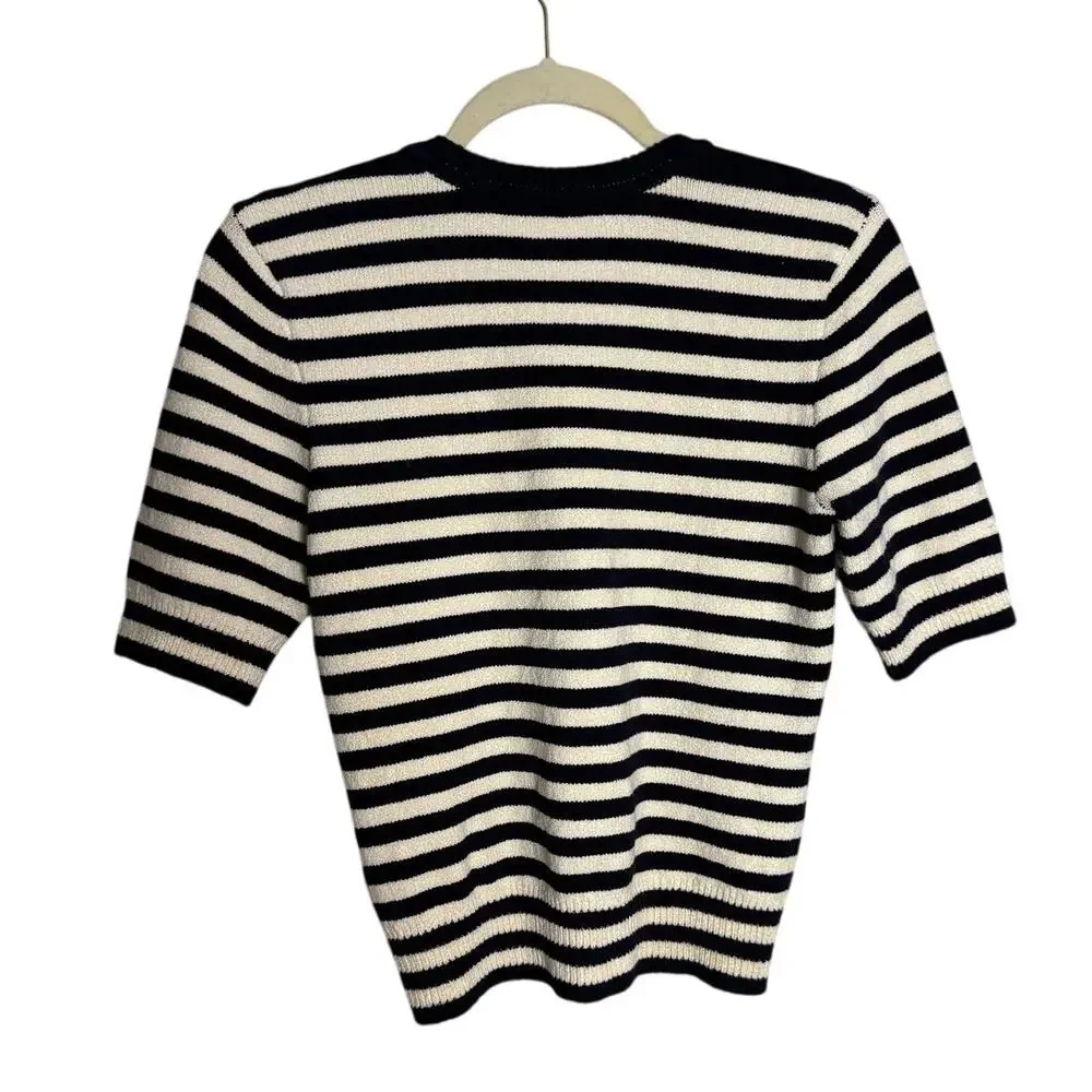 Frame Femme Mariner Sweater in Navy Multi Women’s Sz. S